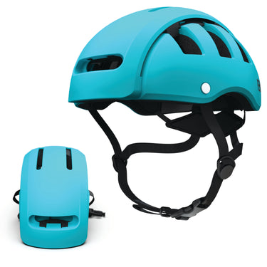 FEND Super folding helmet | hi-vis blue #color_hi-vis-blue