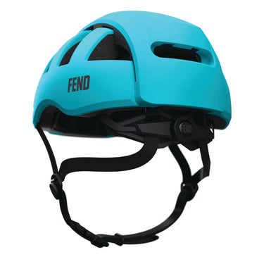 FEND Super folding helmet | hi-vis blue #color_hi-vis-blue