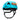 FEND Super + Lights folding helmet | hi-vis blue #color_hi-vis-blue