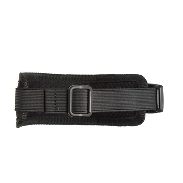Manhattan Portage - Ankle Band - Black with a red label Manhattan Portage logo - #color_black