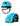 FEND Super Plus Lights folding helmet | hi-vis blue #color_hi-vis-blue