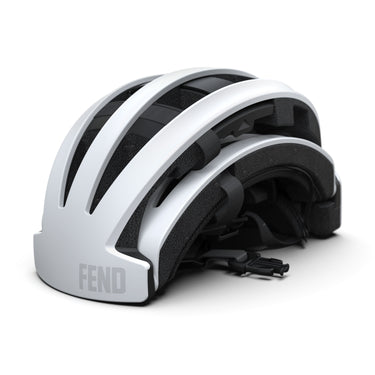 FEND folding helmet | matte white #color_matte-white