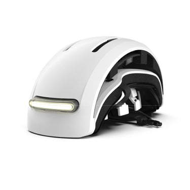 FEND Super+ Lights folding helmet | ultra white #color_ultra-white