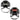 FEND Super+ Lights folding helmet | carbon black #color_carbon-black
