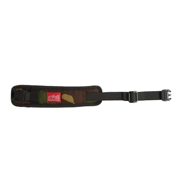 Manhattan Portage - Ankle Band - Camo with a red label Manhattan Portage logo - #color_camo