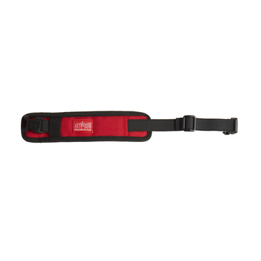 Manhattan Portage - Ankle Band - Red with a red label Manhattan Portage logo - #color_red