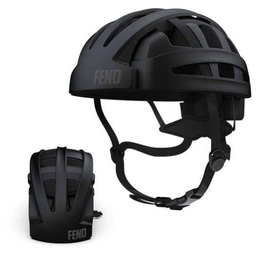 FEND folding helmet | matte black #color_matte-black