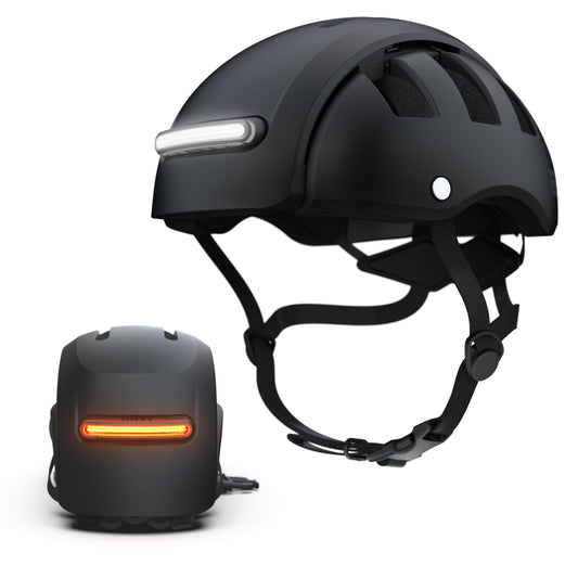 FEND Super + Lights folding helmet | carbon black #color_carbon-black