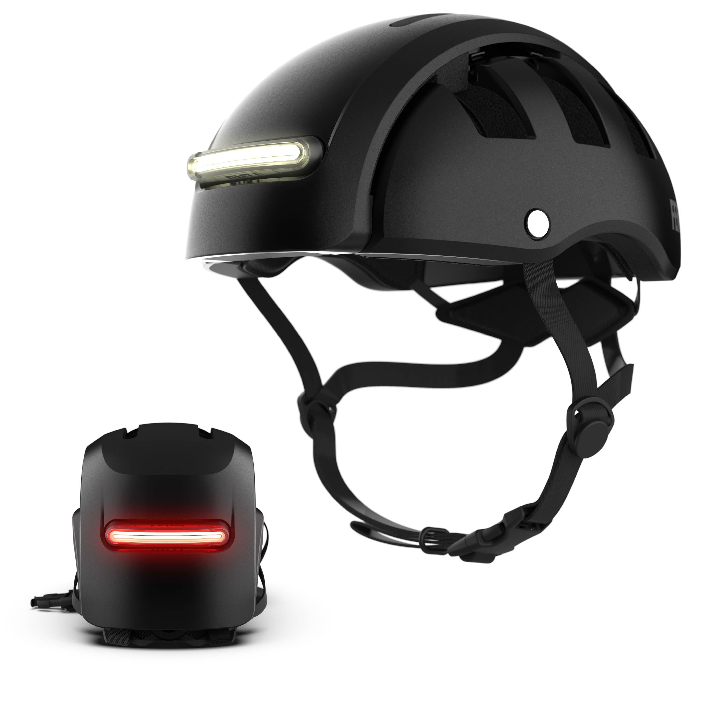 FEND Super+ Lights folding helmet | carbon black #color_carbon-black