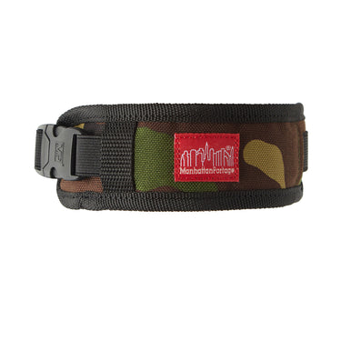 Manhattan Portage - Ankle Band - Camo with a red label Manhattan Portage logo - #color_camo