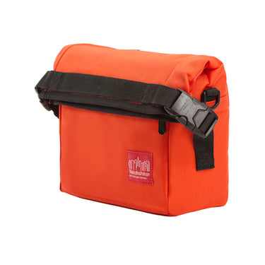 Manhattan Portage - Pursuit Bike and Shoulder Bag - Orange shoulder bag with a red label Manhattan Portage logo - Main #color_orange