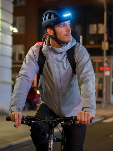 FEND Super Folding Helmet With Ultra Bright Front Lights and Taillights - Now Available